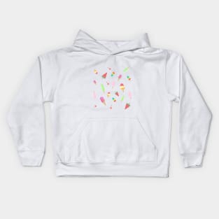 Fruity Ice cream Popsicle Kids Hoodie